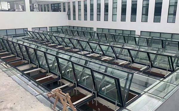 百安科技有限公司近期石嘴山排烟窗项目案例分享